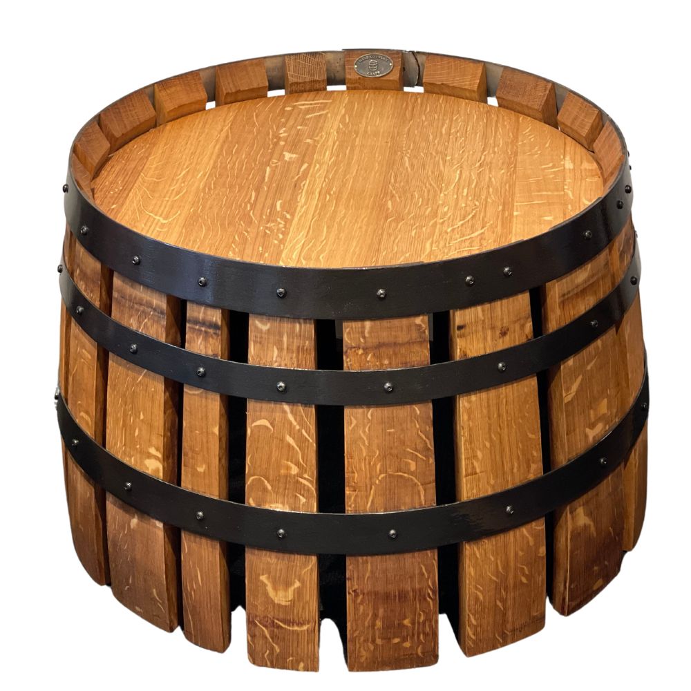Wine Barrel Side Table Living Furniture