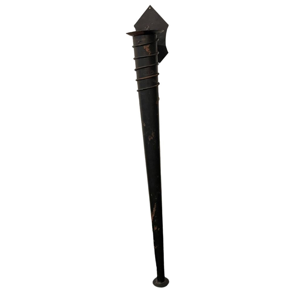 Wall Mounted Iron Marshall Candle Holder Outdoors