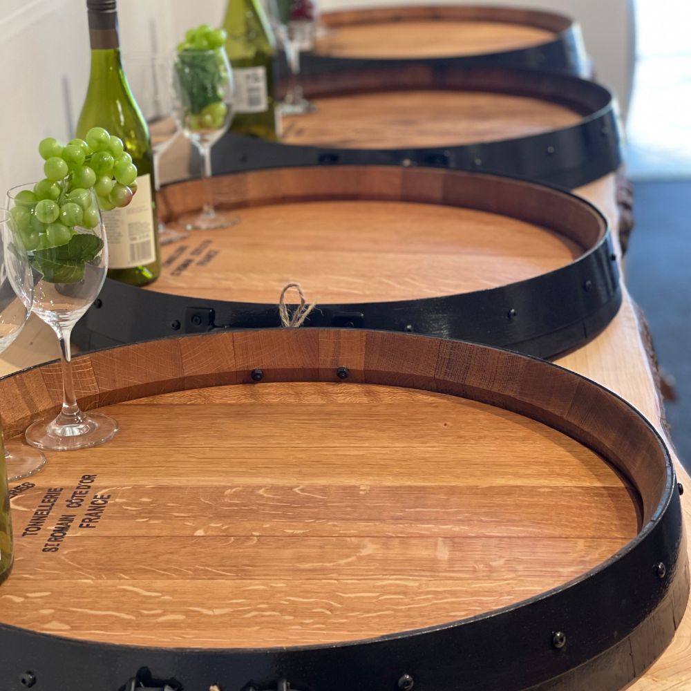 Pinot Wine Barrel Platter Gift Wedding Birthday Anniversary Entertaining