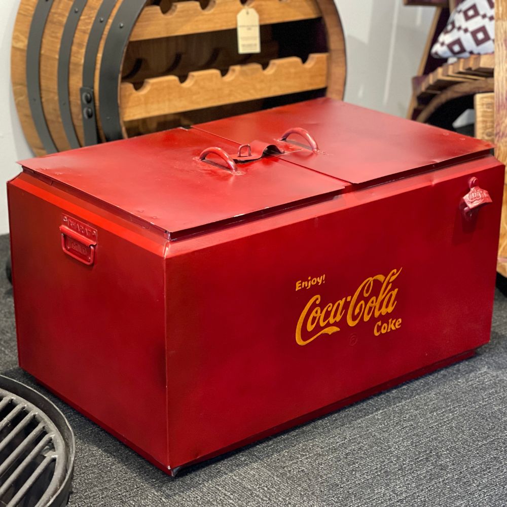 Ice Box Coca Cola gift drinks cooler
