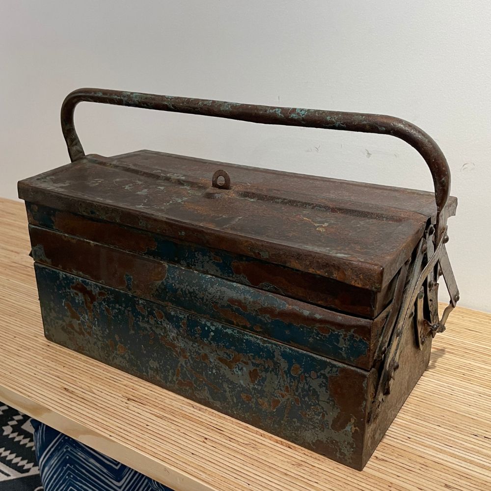 Vintage Iron Toolbox Gift