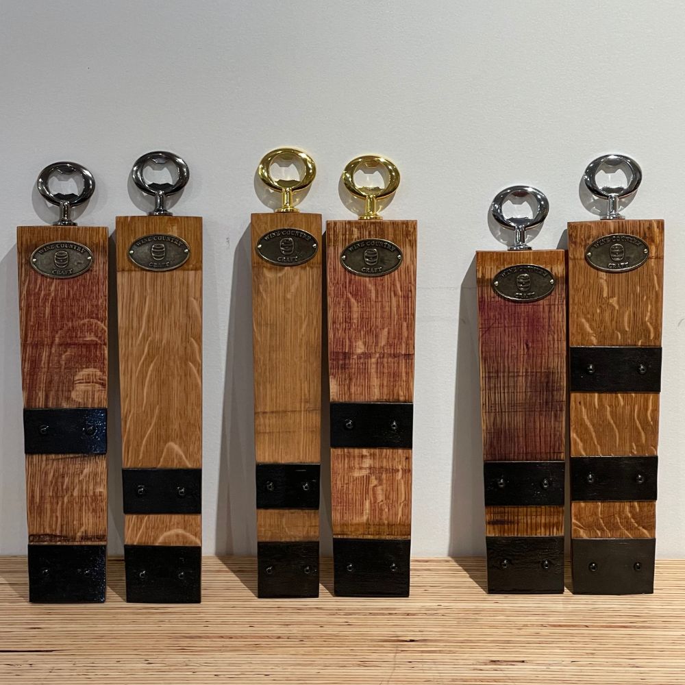 Wine Barrel Stave Bottle Opener Gift Birthday Picnic