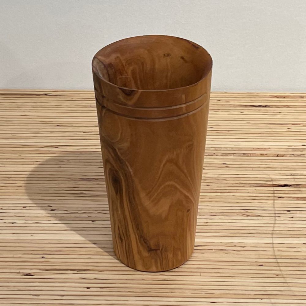 Olive Wood Utensil Holder