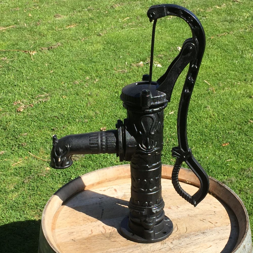 Cast Iron Water Pump Garden Outdoors Water Features