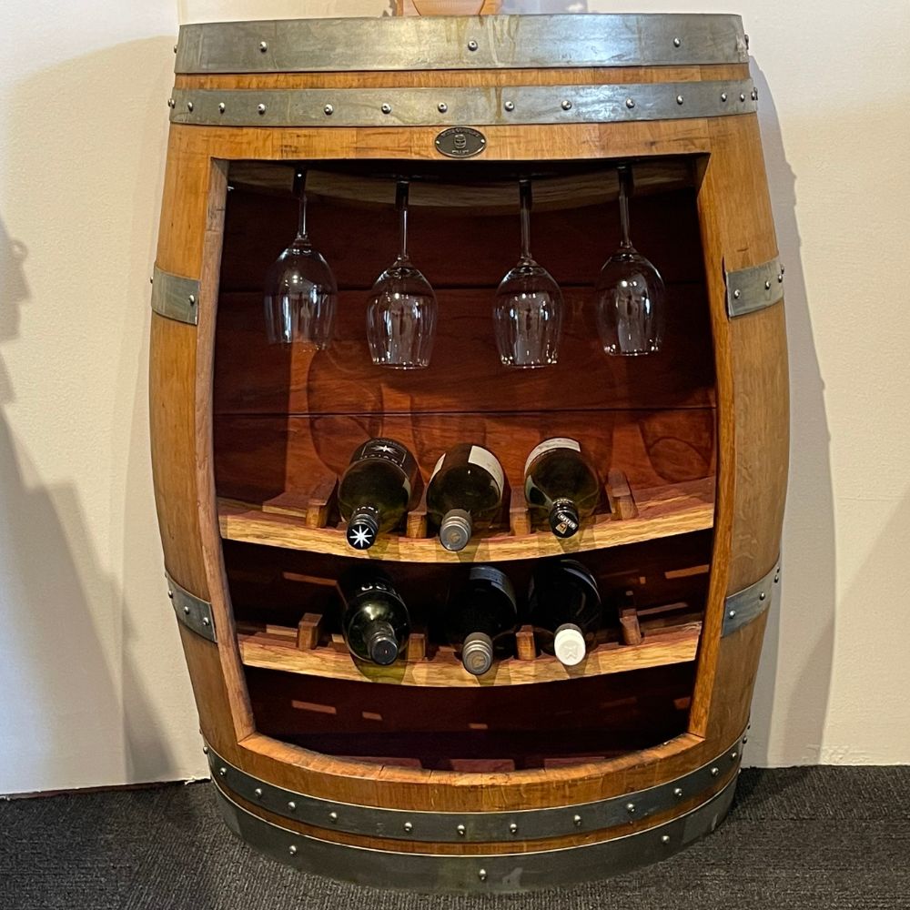 Wine Barrel Wine Rack